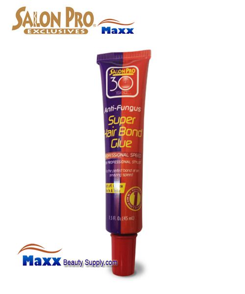 Salon Pro 30Sec Super Hair Anti Fungus Bonding Glue Tube 1oz - 1 Tube